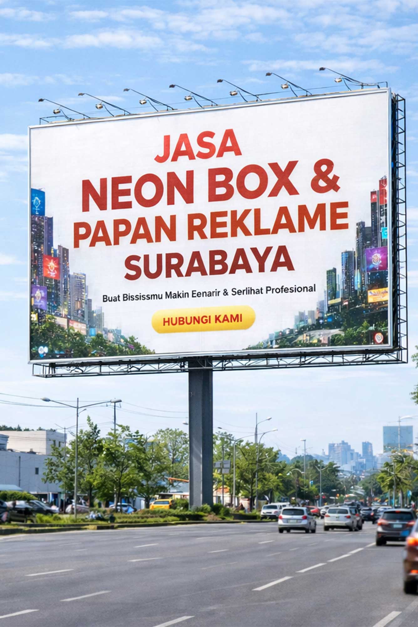 jasa neon box dan papan reklame